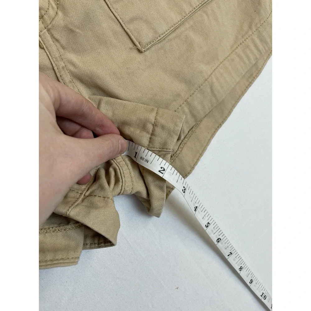 Rewash Brand Khaki Shorts Womens 3 / 26 Y2K Shortie‎ Tan Utility Preppy